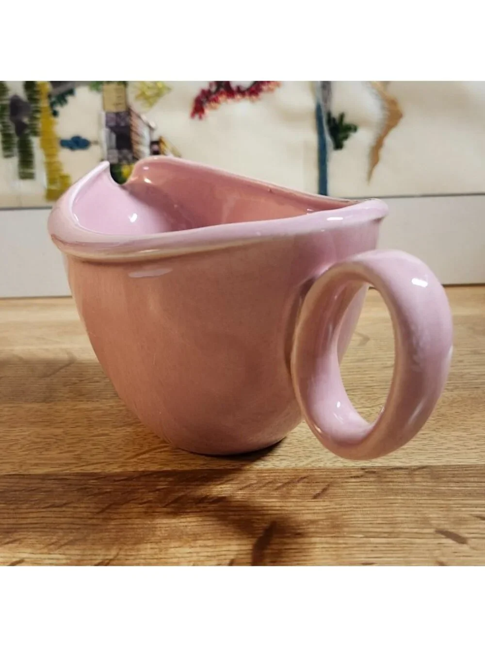 Vintage Epicure Dawn Pink Homer Laughlin MCM Gravy Boat Pitcher Creamer